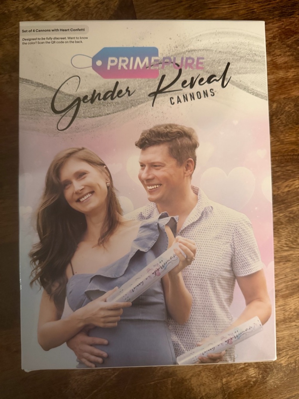 PRIME PURE Gender Reveal Cannons - Pink & Blue